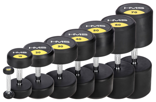 Pogumovaná jednoručná činka HG Pro 7 kg