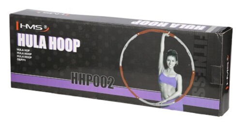 Hula-hop obruč HHP002 červená, 100 cm