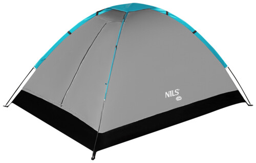 Turistický stan NILS Camp NC3021 šedý