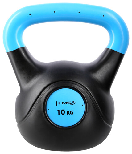 Plastový kettlebell KPC 10 kg modrý