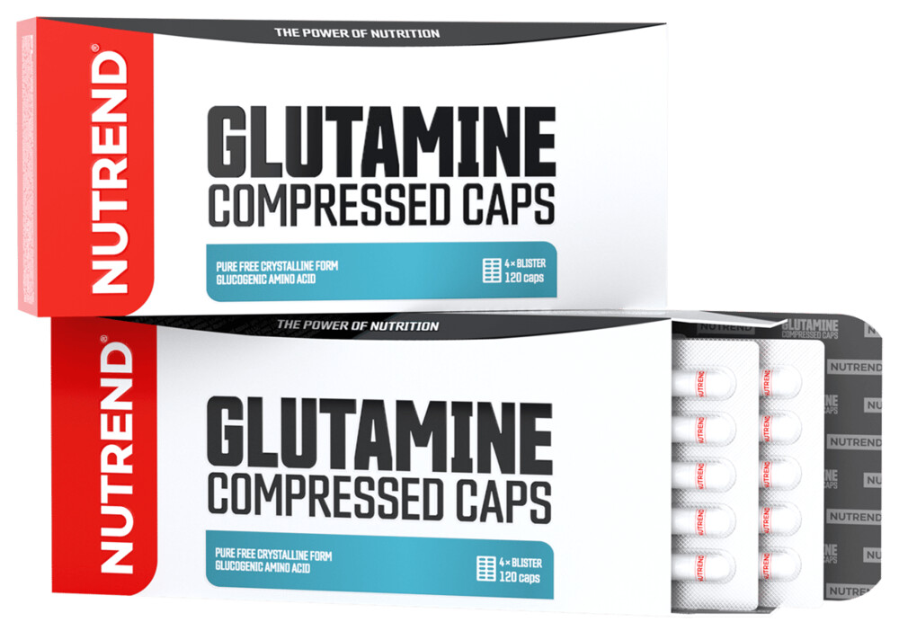 Glutamine Compressed Caps 120 kapslí