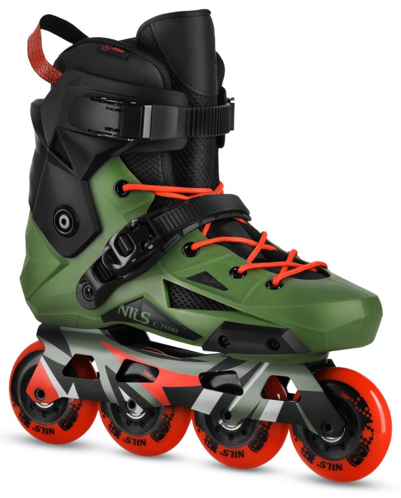 Slalomové brusle NILS Extreme NA1601 Slayd zelené