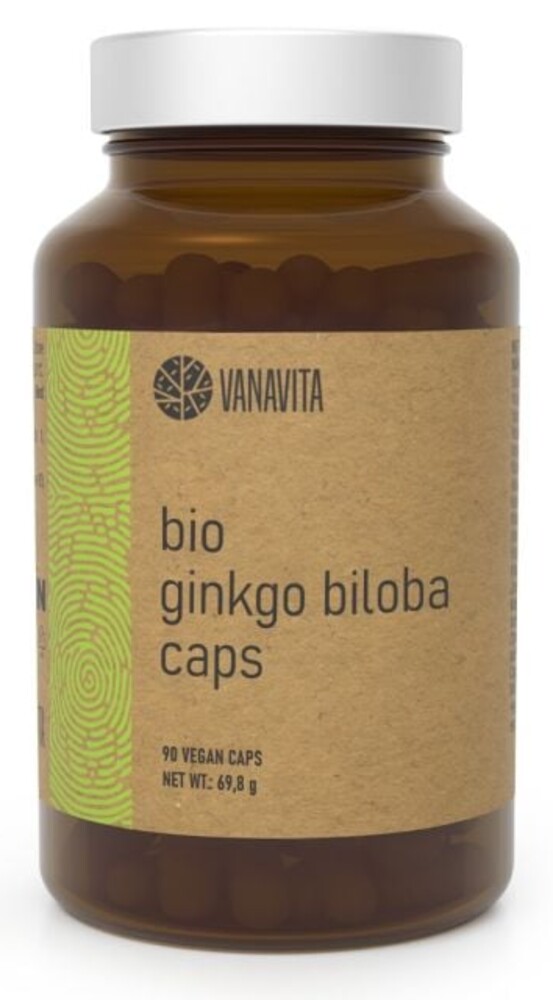 Bio Ginkgo biloba - VanaVita 90 kaps.