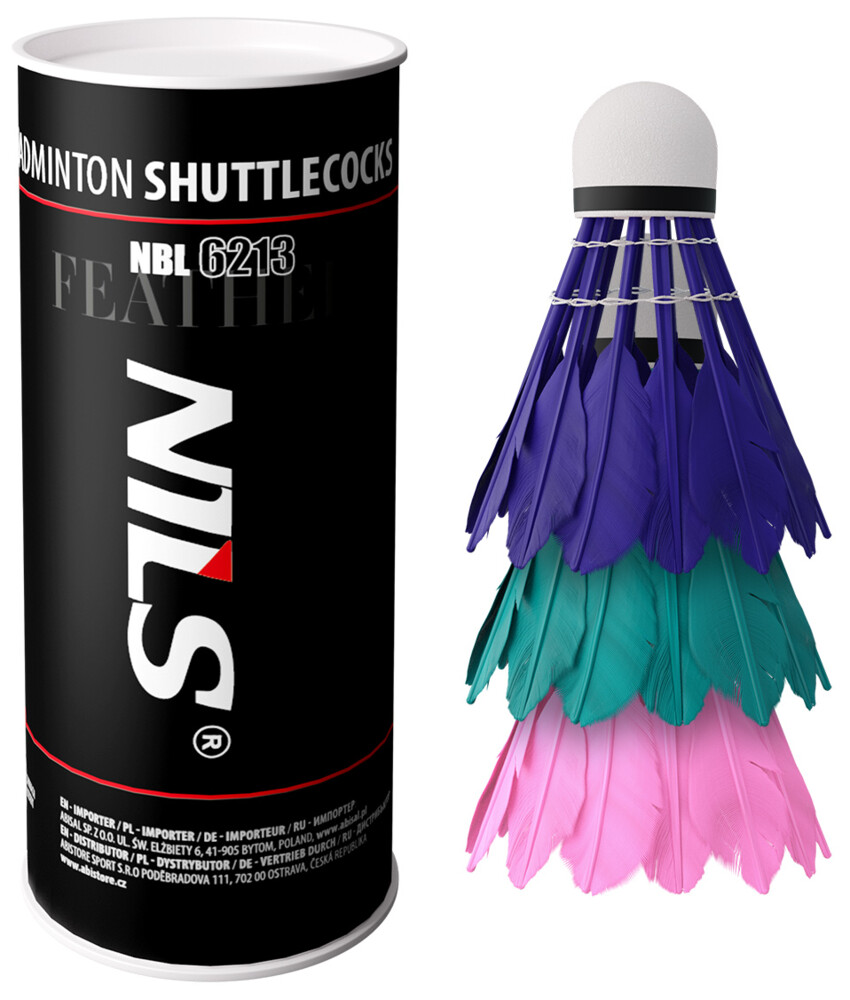 Badmintonové loptičky NBL6213 multicolor 3 ks
