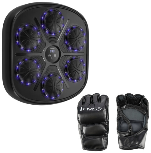 Elektronický boxerský terč TB03 s LED, Bluetooth a rukavicemi (Music Boxing Machine)
