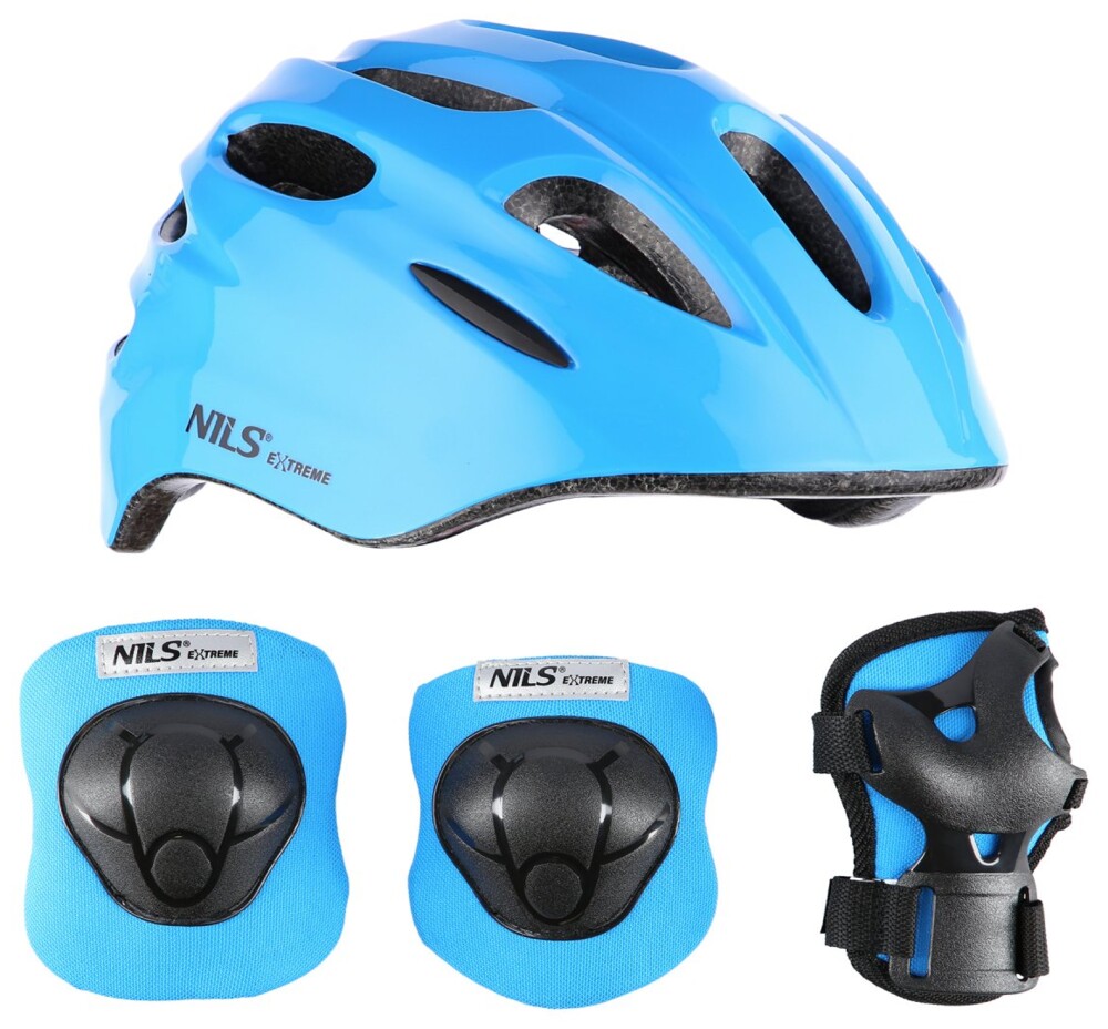 Helma s chráničmi NILS Extreme MTW01+H210 modrá