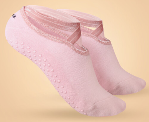 Ponožky Grip Yoga Socks Pink - BeastPink 