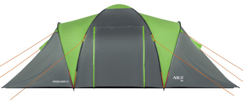 Rodinný stan NILS Camp NC6431 Highland IV zelený/sivý