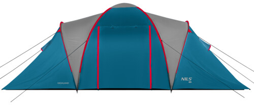 Rodinný stan NILS Camp NC6031 Highland modrý/světle šedý
