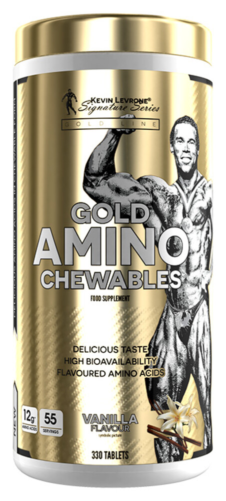 Gold Amino Chewable 330 tbl vanilla
