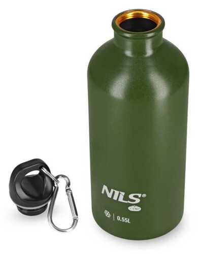Nerezová turistická láhev NILS Camp NC3801 zelená 500 ml