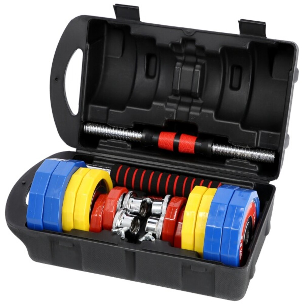 Činkový set v kufru SKC20 2x10 kg