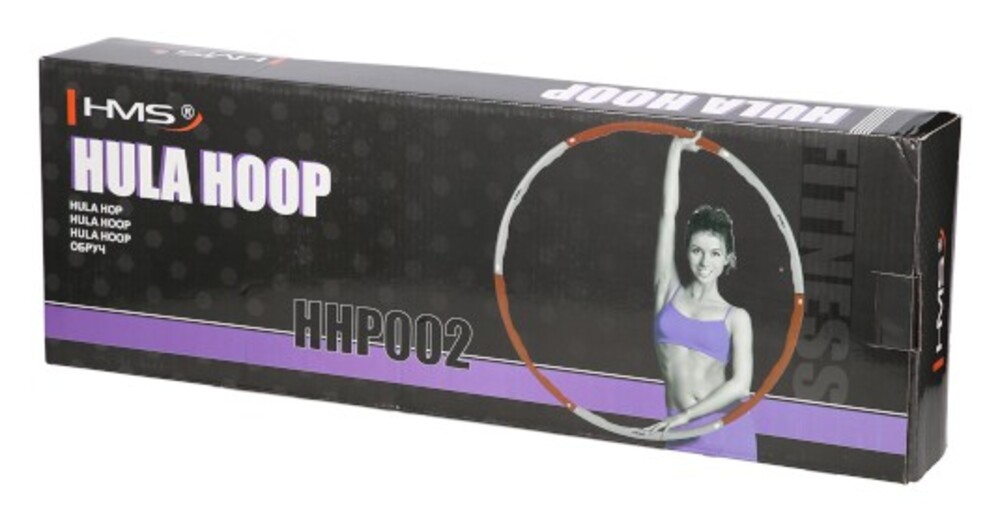 Hula-hop obruč HHP002 červená, 100 cm