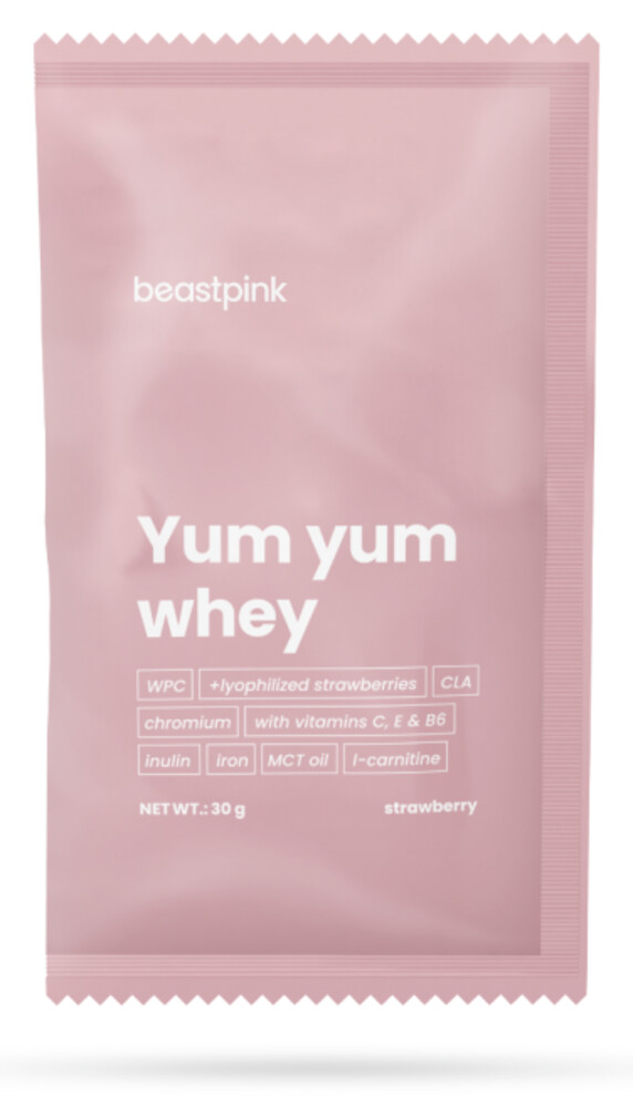 Vzorek proteinu Yum Yum Whey - BeastPink 30 g