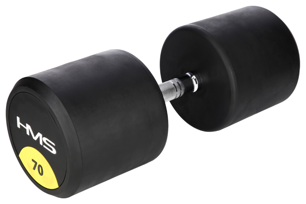 Pogumovaná jednoručná činka HG Pro 70 kg