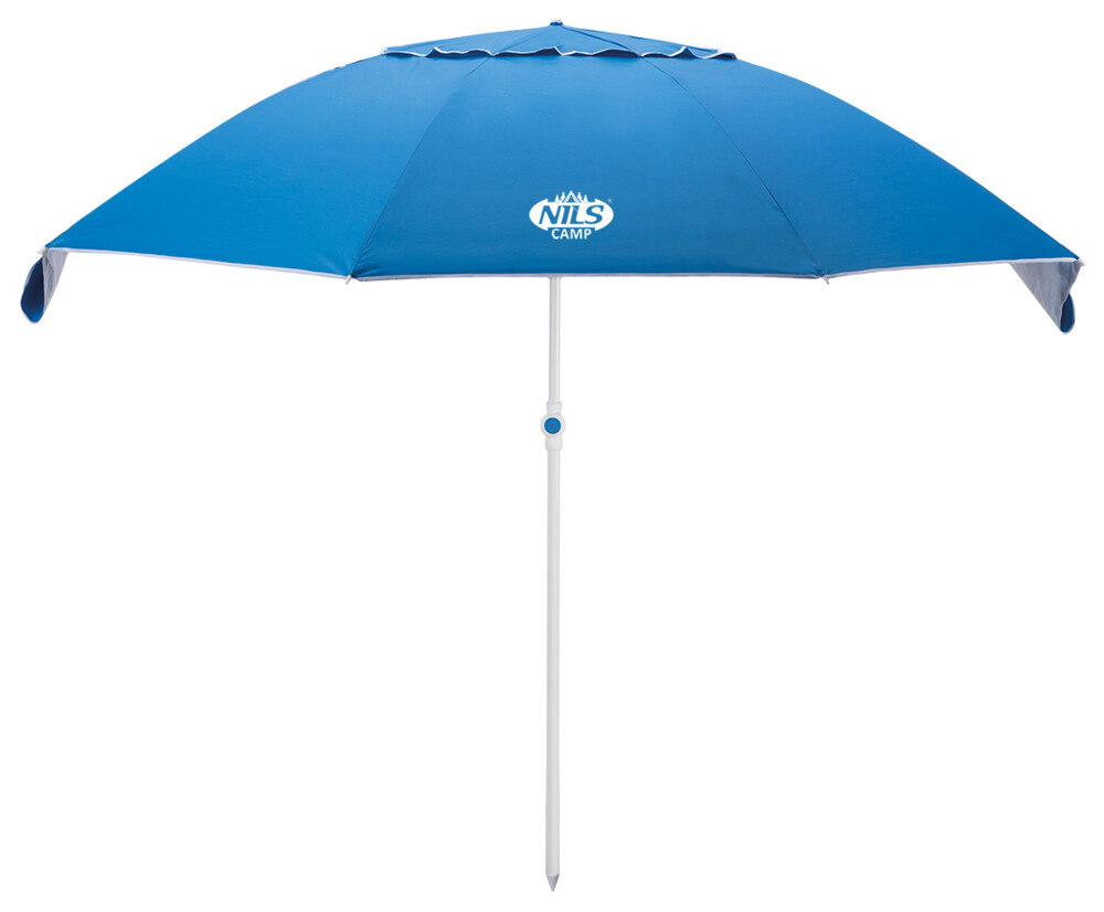 Slnečník NILS Camp NC7822 XL 190 cm modrý