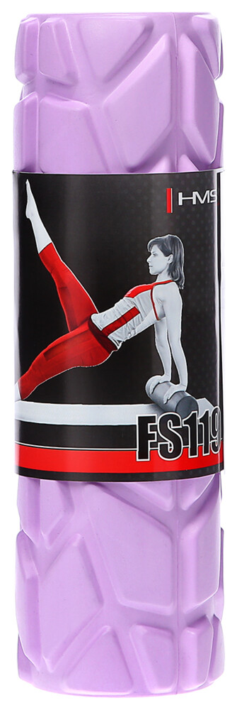 Fitness valec FS119, 30 cm, fialový