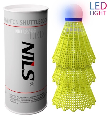 Bedmintonové loptičky NBL6293 s LED 3 ks