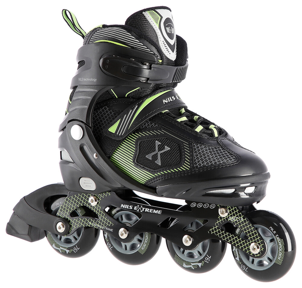 Kolečkové brusle NILS Extreme NA9080, zelené