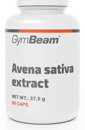 Oves setý (Avena sativa) extrakt 10:1 – GymBeam 60 kaps.