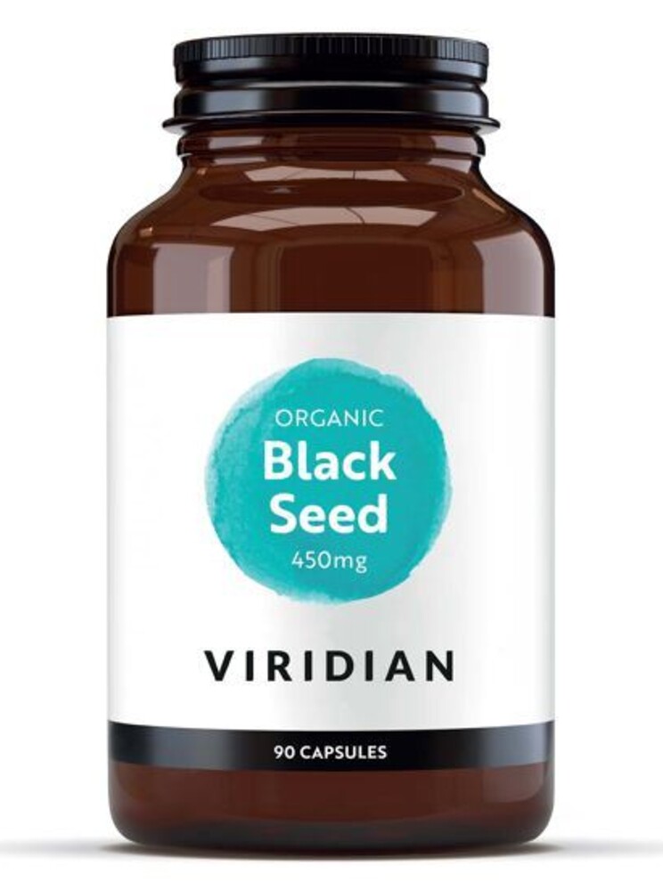 Black Seed 450mg 90 kapslí Organic (BIO Egyptský černý kmín)