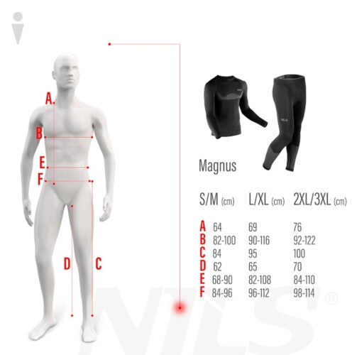 Pánska súprava funkčnej bielizne BTZ0464 Magnus čierna