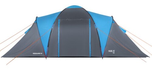 Rodinný stan NILS Camp NC6431 Highland IV modrý/sivý