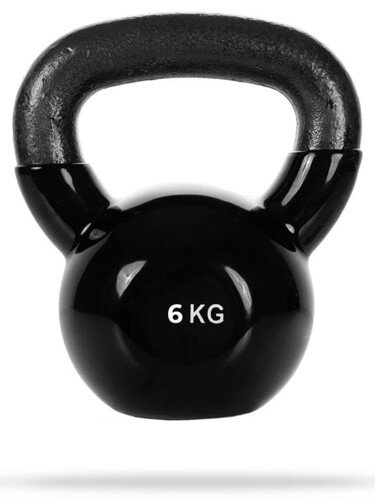 Kettlebell black 6 kg 