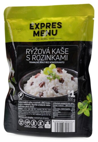 Rýžová kaše s rozinkami 300g