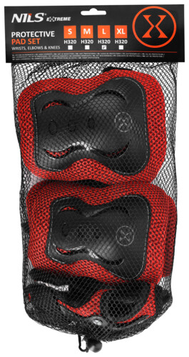 Souprava chráničů NILS Extreme H320 červená