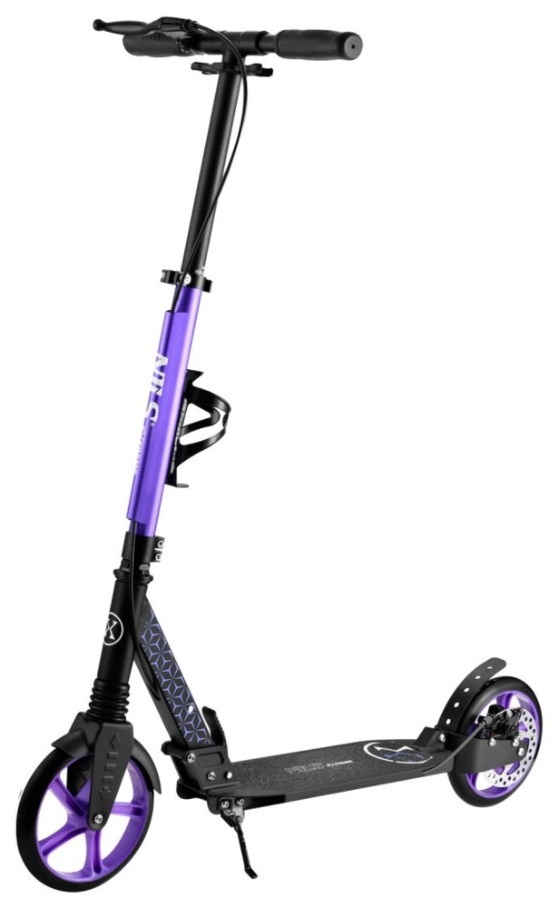 Koloběžka NILS Extreme HM124T s kotoučovou brzdou fialová