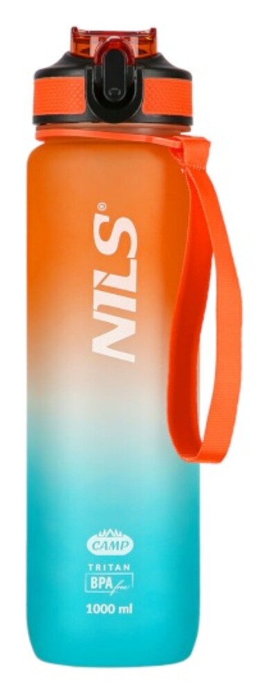 Tritanová láhev na pití NILS Camp NCD68 1000 ml oranžovo-modrá