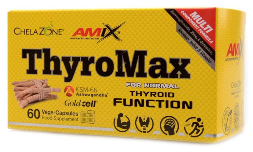 Thyromax provegan blister 60 kapslí KSM ashwagandha plus