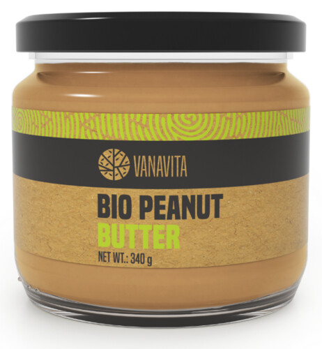 BIO Arašídové máslo - VanaVita 8 x 340 g