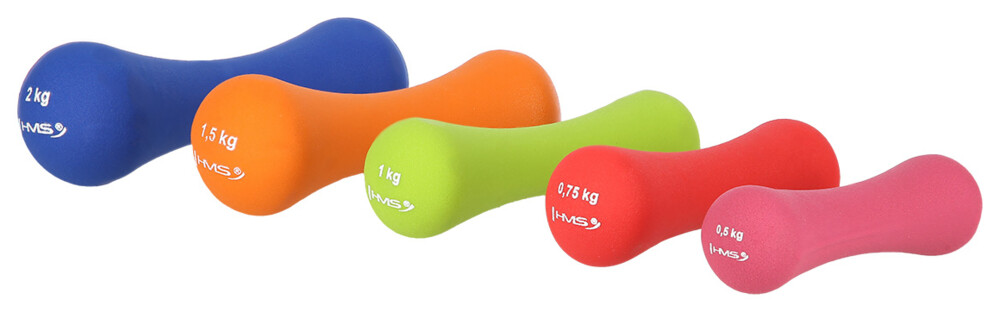 Liatinová činka pokrytá neoprenom 1,0 kg
