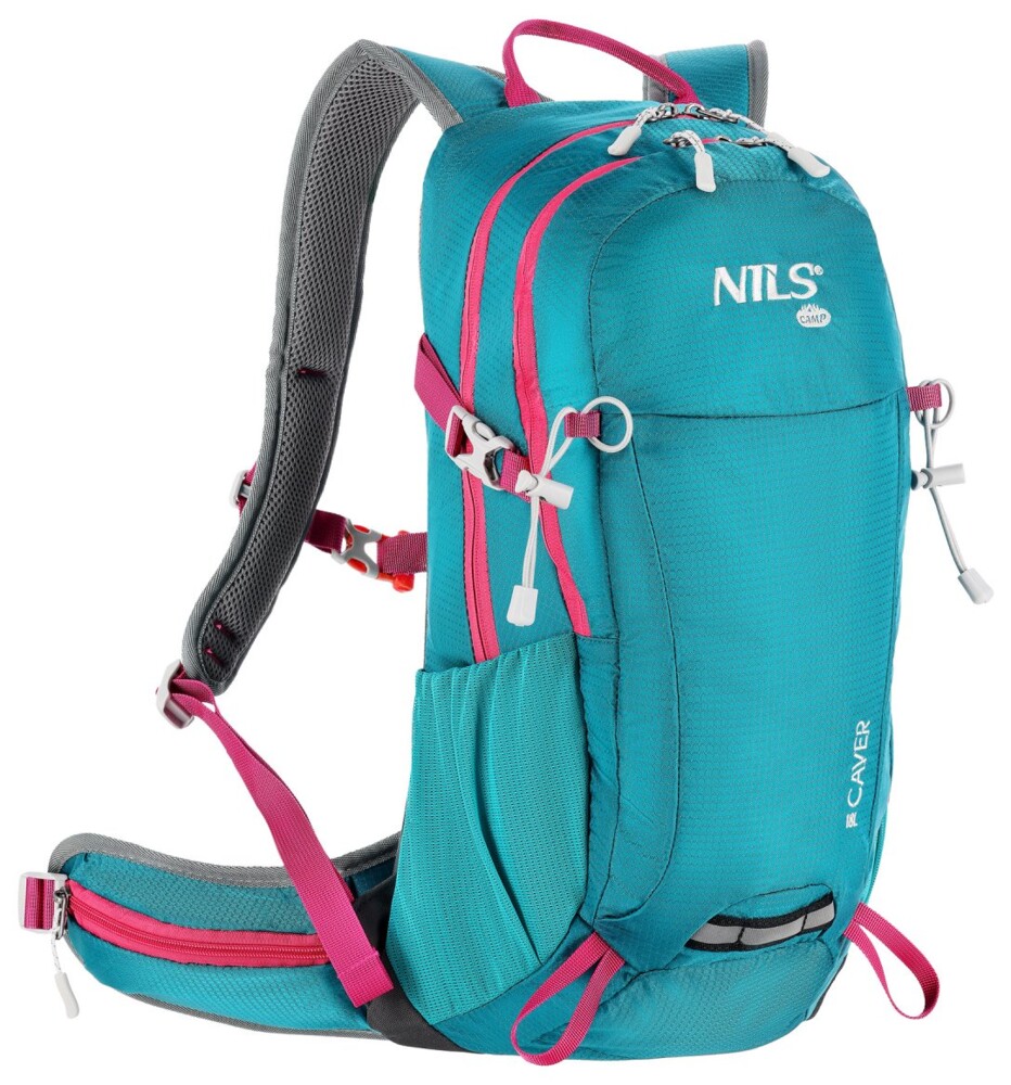 Turistický batoh NILS Camp NC1950 Caver tyrkysový 18L