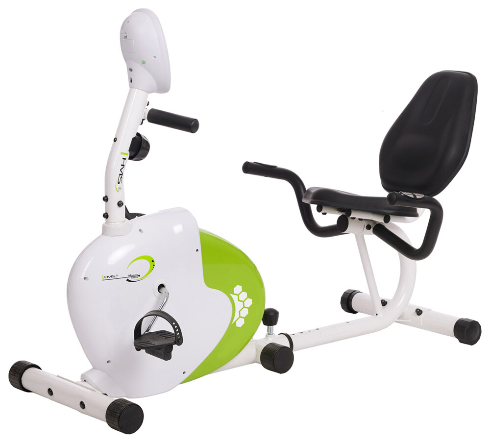 Magnetický recumbent R9259 bielo-zelený