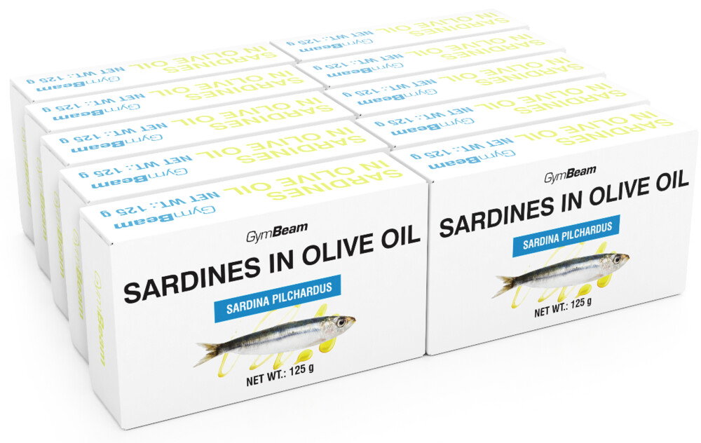Sardinky v olivovém oleji 10 x 125 g