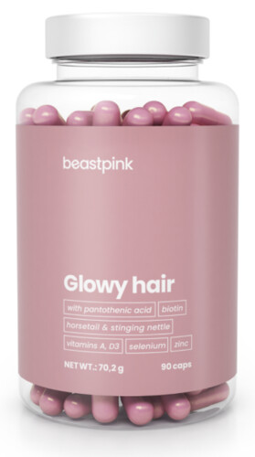 Glowy Hair - BeastPink 90 kaps.