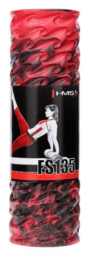 Fitness valec FS135 45 cm, červený