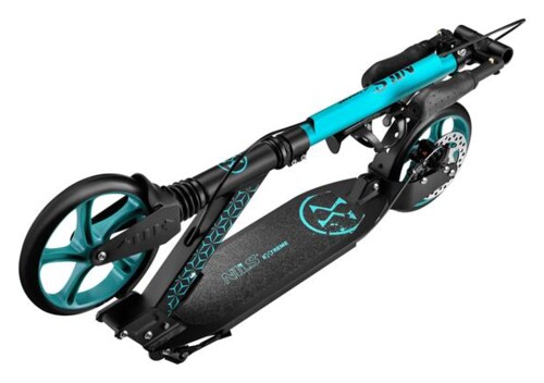 Koloběžka NILS Extreme HM124T s kotoučovou brzdou tyrkysová