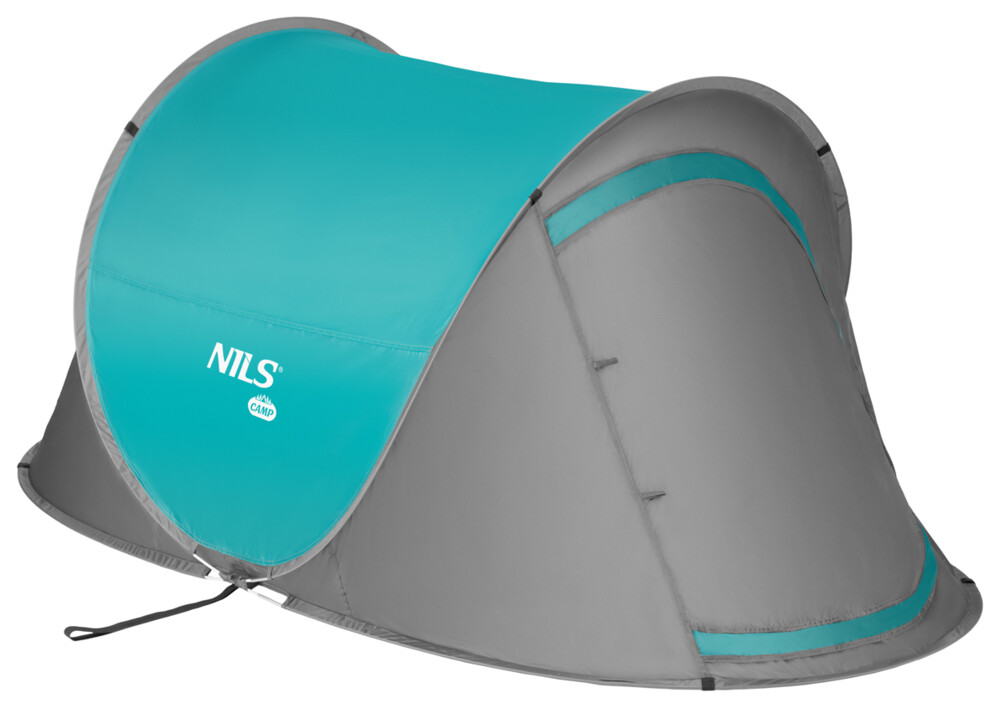 Samorozkladací plážový stan NILS Camp NC3743 tyrkysový