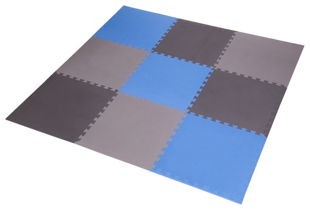 Ochranná puzzle podložka ONE FItness MP10 modro-šedá
