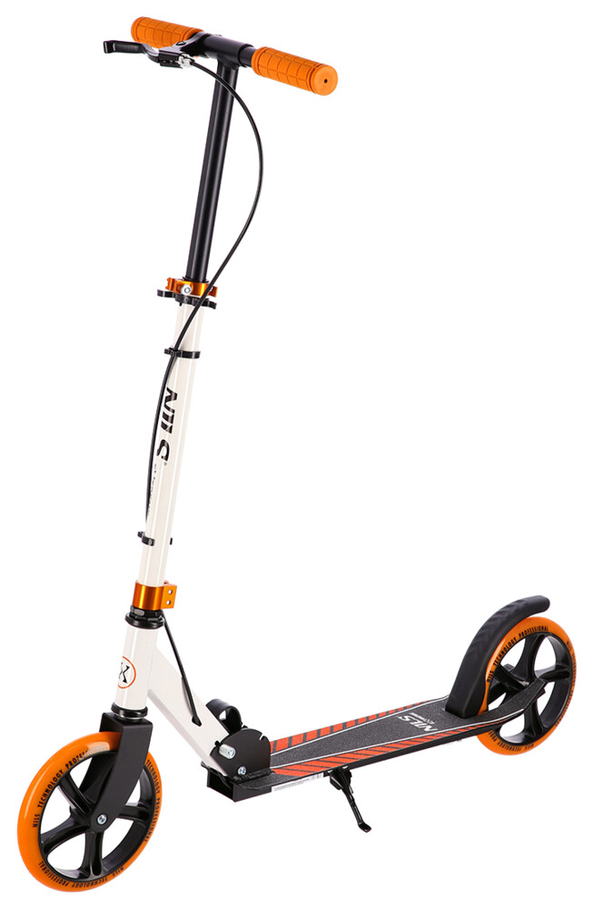 Kolobežka NILS Extreme HM0107 bielo-oranžová