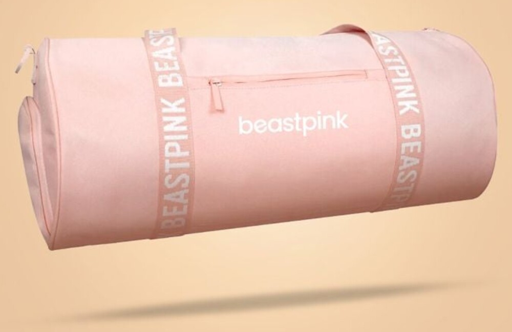 Sportovní taška Barrel Baby Pink - BeastPink