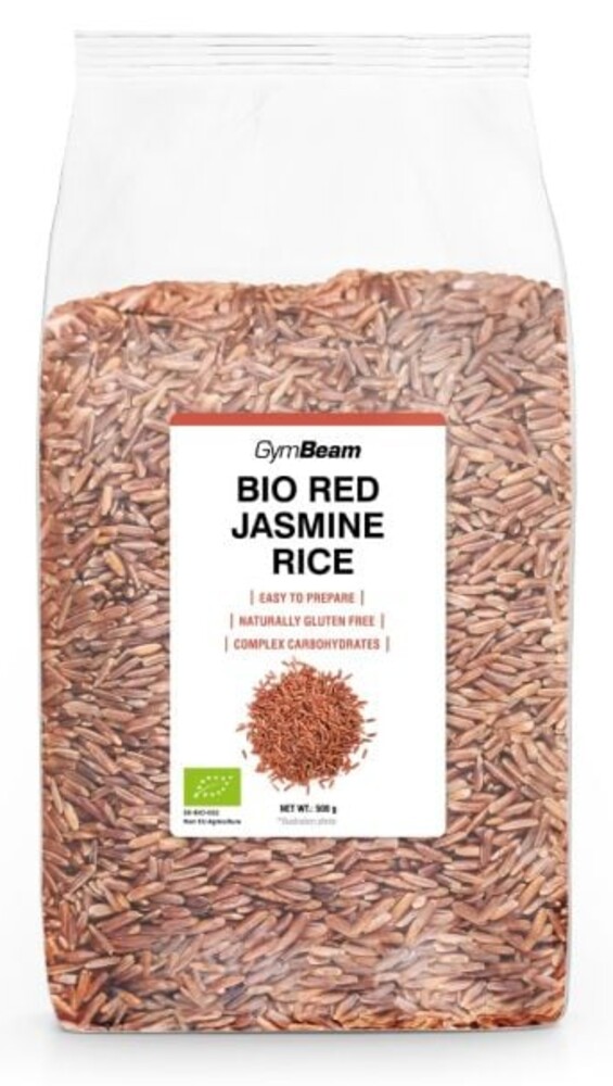 BIO Jasmínová rýže červená (neloupaná) – GymBeam 500 g