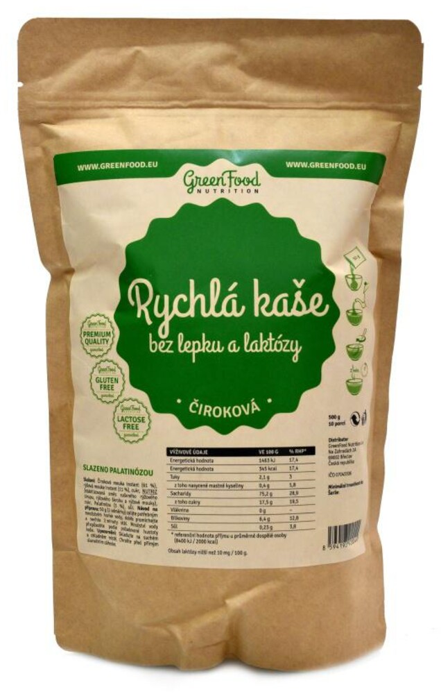 Low sugar rychlá kaše pohanková kakaová 500 g