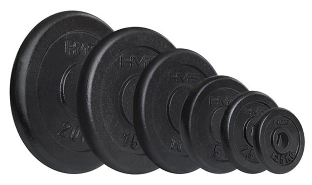 Černý litinový kotouč 20 kg