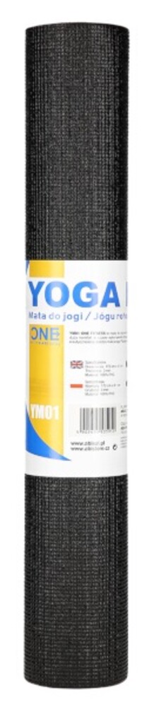 Podložka pro jógu ONE Fitness YM01 černá