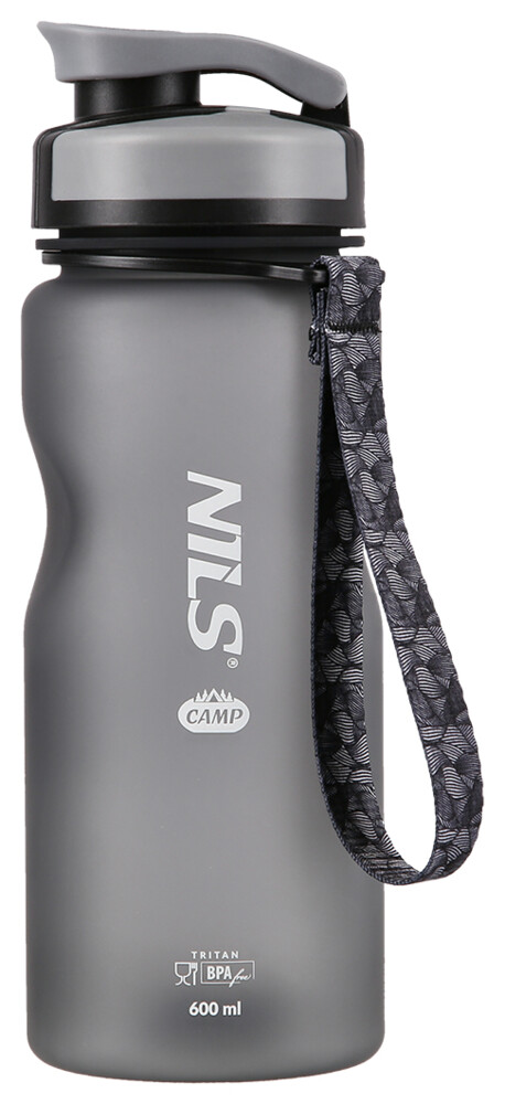 Tritanová fľaša na pitie NILS Camp NC1740 600 ml čierna